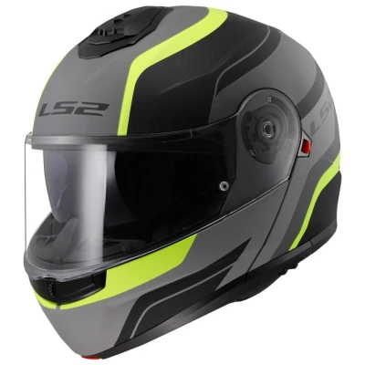 LS2 Vyklápěcí přilba FF908 Strobe II Monza černo-fluo žlutá LS2 Vyklápěcí přilba FF908 Strobe II Monza černo-fluo žlutá