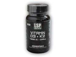 LSP Nutrition Vitamin D3 7000 IU/K2 200mcg 60vege cps