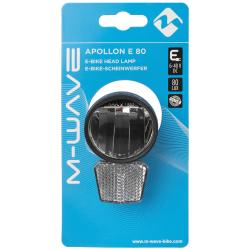 M-wave Apollon E 80 Přední světlo