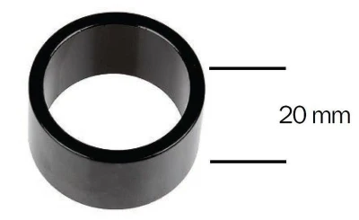 M-wave Podložka A-head 1"1/8" 20mm černá M-wave Podložka A-head 1"1/8" 20mm černá