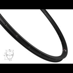 MACH 1 Ráfek MACH1 PULSE GRAVEL DISC 622x23, 28 děr,čer MACH 1 Ráfek MACH1 PULSE GRAVEL DISC 622x23, 28 děr,čer