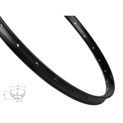 MACH 1 Ráfek MACH1 TRUCKY 30 DISC 622x30, 28 děr, černý MACH 1 Ráfek MACH1 TRUCKY 30 DISC 622x30, 28 děr, černý