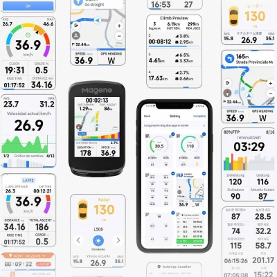 Magene Smart GPS C-606 V2 Dotykový USB computer