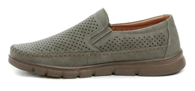 Magnus 321-0129-C1 khaki pánské letní mokasíny