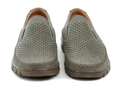 Magnus 321-0129-C1 khaki pánské letní mokasíny