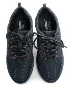 Manitu 640311-05 tmavomodré športové topánky