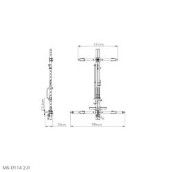 MARBO Skládací Power Rack MS-U114 2.0 na zeď