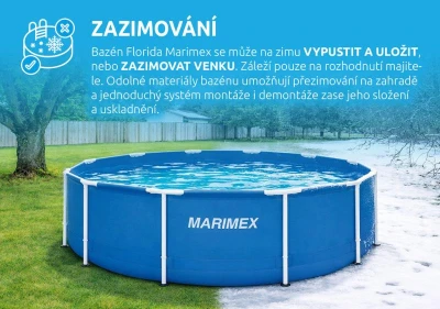 Marimex Florida 2,44x0,76 m bazén bez příslušenství
