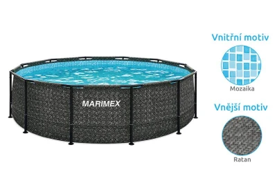 Marimex Florida 3,66x0,99 m bazén se skimmerem - motiv RATAN