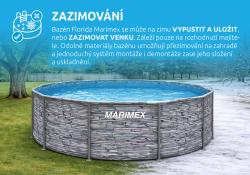 Marimex Bazén Florida 3,66x1,22 m KÁMEN bez příslušenství