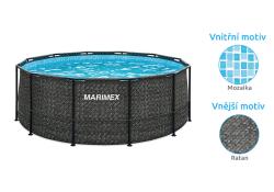 Marimex Florida 3,66x1,22 m bazén se skimmerem - motiv RATAN