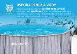 Marimex Florida 3,66x1,22 m bazén so skimmerom - motív ŠEDÉ DREVO