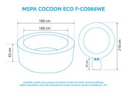 Marimex MSPA COCOON-ECO F-CO066WE bazén vířivý