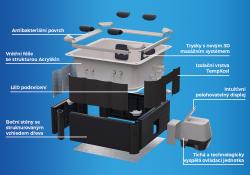 Marimex MSPA OSLO AMBER F-AM063W Bazén vířivý + sleva 1000,- na příslušenství