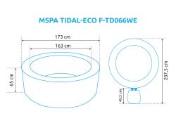 Marimex MSPA TIDAL-ECO F-TD066WE bazén vířivý + sleva 500,- na příslušenství