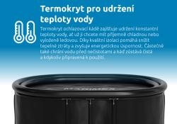 Marimex Káď ochlazovací ovál 125x75x77cm černá