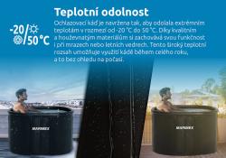 Marimex Káď ochlazovací ovál 125x75x77cm černá