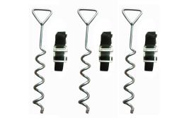 Marimex Sada kotviaca s kovovou sponou (3 ks vrtákov) - trampolína Marimex Sada kotviaca s kovovou sponou (3 ks vrtákov) - trampolína