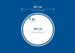 Marimex Plocha skákací - trampolína 427 cm