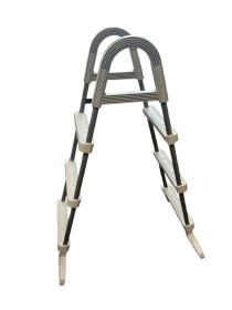 Marimex Schůdky k bazénům - výška stěny do 0,91 m ŠEDÉ (VÝPRODEJ)