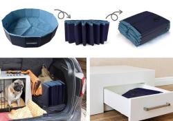 Marimex Skládací bazén pro psy - O 100 cm modrý (VÝPRODEJ)
