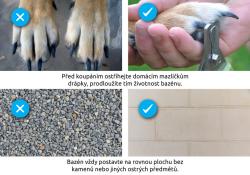 Marimex Skládací bazén pro psy - O 160 cm modrý