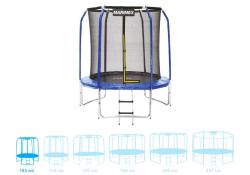Marimex Trampolína Standard 183 cm + vnitřní ochranná síť + schůdky ZDARMA