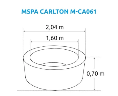 Marimex MSPA Carlton M-CA062 vířivý bazén