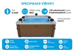 MSPA OSLO AMBER F-AM063W bazén vířivý