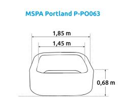 Marimex MSPA Portland P-PO063 Vířivý bazén