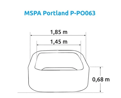 Marimex MSPA Portland P-PO063 Vířivý bazén
