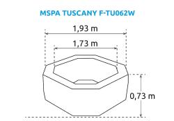 Marimex MSPA Tuscany F-TU062W bazén vířivý + sleva 1000,- na příslušenství