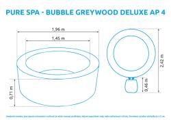 Intex 28440 Pure Spa - Bubble Greywood Deluxe 4 vířivka