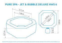 Marimex Vírivý bazén Pure Spa - Jet Bubble Deluxe HWS 6