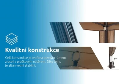 Marimex Zahradní altán Vista béžový (VÝPRODEJ)