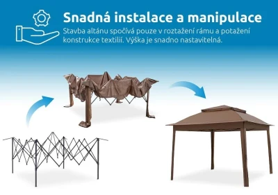Marimex Zahradní altán Vista béžový (VÝPRODEJ)