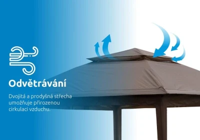 Marimex Zahradní altán Vista béžový (VÝPRODEJ)