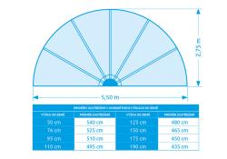 Marimex Zastřešení Pool House CABRIO průměr 5,50m (pro bazény 4,57 m)