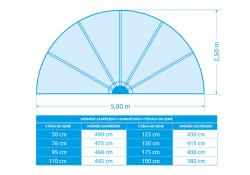 Marimex Zastřešení Pool House CABRIO průměr 5,00m