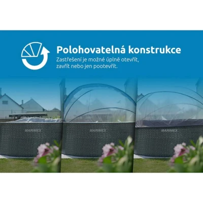 Marimex Zastřešení Pool House Control - 4,57 m pro bazény s ocelovou stěnou