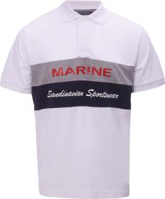 Marine - pánske polo tričko - White Marine - pánske polo tričko - White