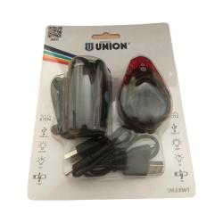 Marwi Svetlo predné a zadné diódové UN-200 + UN-210, USB, čierne