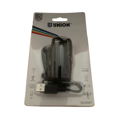 Marwi Světlo přední diodové UN-200 1 x Cree LED, 25 Lux, USB, černé