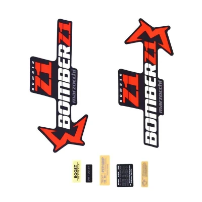 Marzocchi NA Vidlice Bomber Z1/DJ Sada nálepky Marzocchi NA Vidlice Bomber Z1/DJ Sada nálepky
