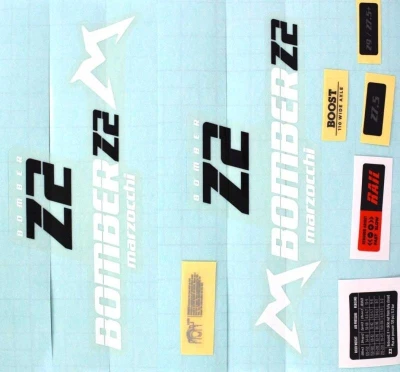 Marzocchi NA Vidlice Bomber Z2 Sada nálepky