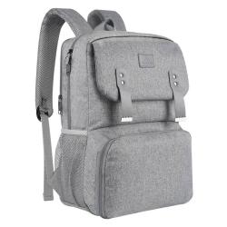 Matein Batoh na notebook / taška na obed 15,6' 1161 USB Grey Matein Batoh na notebook / taška na obed 15,6' 1161 USB Grey