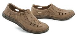 Mateos 492 světle hnědé pánské polobotky