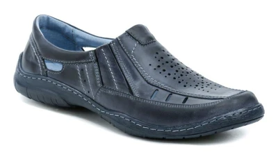 Mateos 492A navy pánské nadměrné polobotky Mateos 492A navy pánské nadměrné polobotky