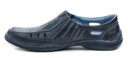 Mateos 492A navy pánské nadměrné polobotky