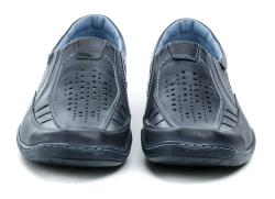 Mateos 492A navy pánské nadměrné polobotky